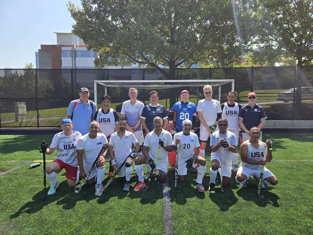 USA men's team after a summer scrimmage