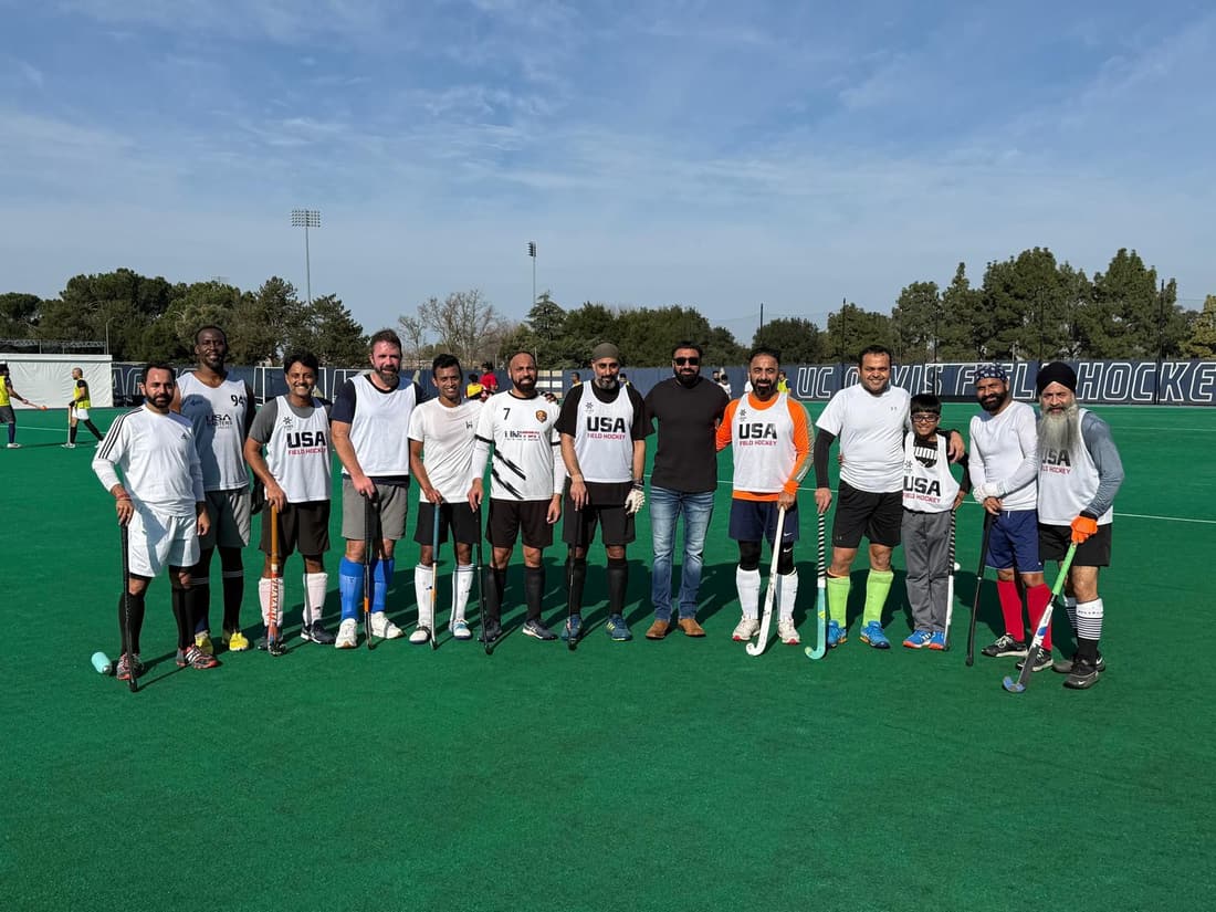 USA men's masters lined up at UC Davis